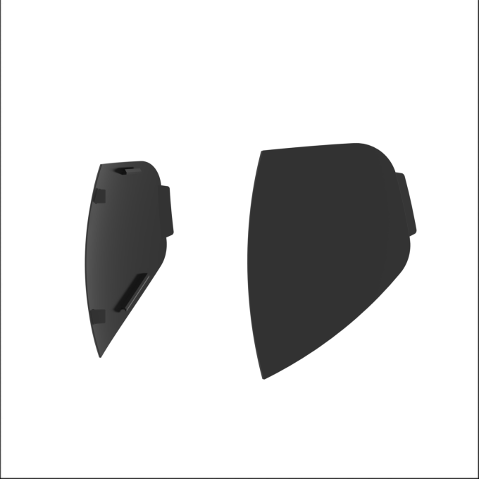 Zaslepovacie boky kukly RADIKAL  AX8335