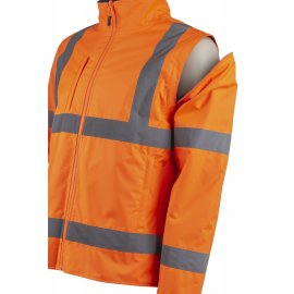 KAZAN 2v1 oranžová reflexná bunda  5KAJ17