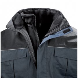 RIPSTOP kabát modro/čierný 4v1  5RIBB