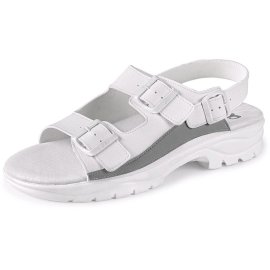 Obuv pracovný sandál CXS WHITE PAOLA, s opaskom, biely