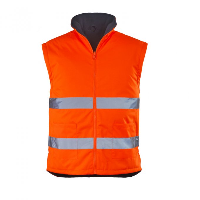RODWAY reflexný kabát 4v1 oranžovo/modrý  7ROPO