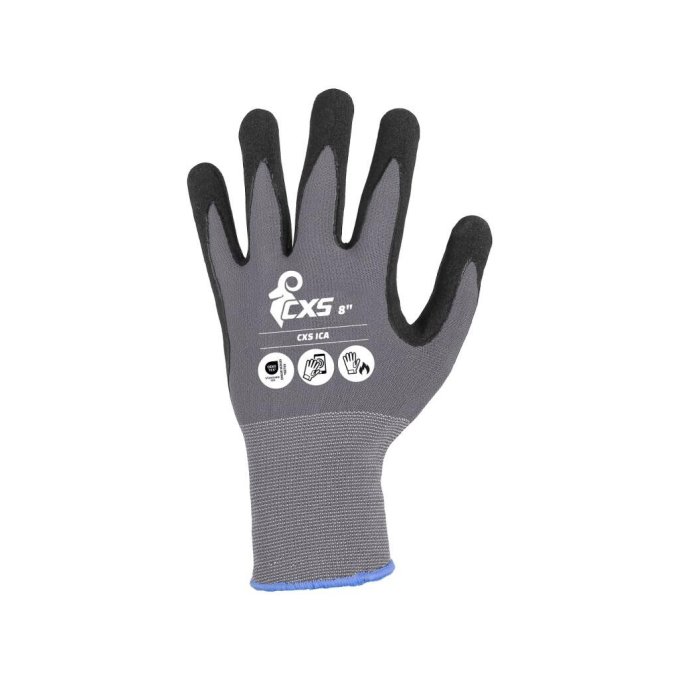 Rukavice CXS ICA, máčané v nitrile