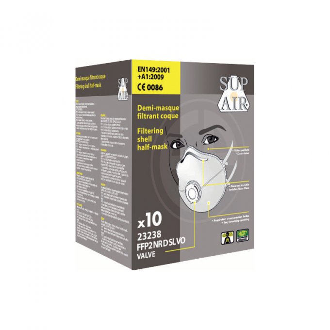 Respirátor Sup Air® 23238 FFP2 D VO aktívne uhlie