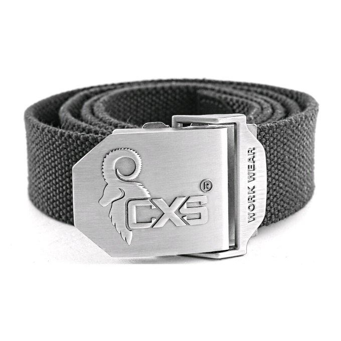 Opasok CXS NAVAH, čierny, 4 cm, 150cm, textilný, spona s logom CXS