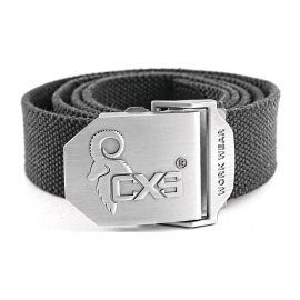 Opasok CXS NAVAH, čierny, 4 cm, 150cm, textilný, spona s logom CXS