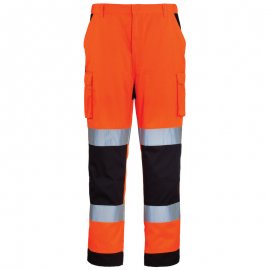PATROL reflexné pás nohavice oranžovo/modré  7PAOP