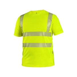 Tričko CXS BANGOR, výstražné, pánske, žlté