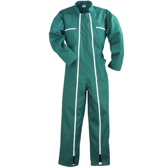 2 ZIP overal zelený  74551-556