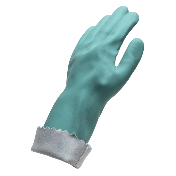 EUROCHEM NI550 zelené nitrilové rukavice    